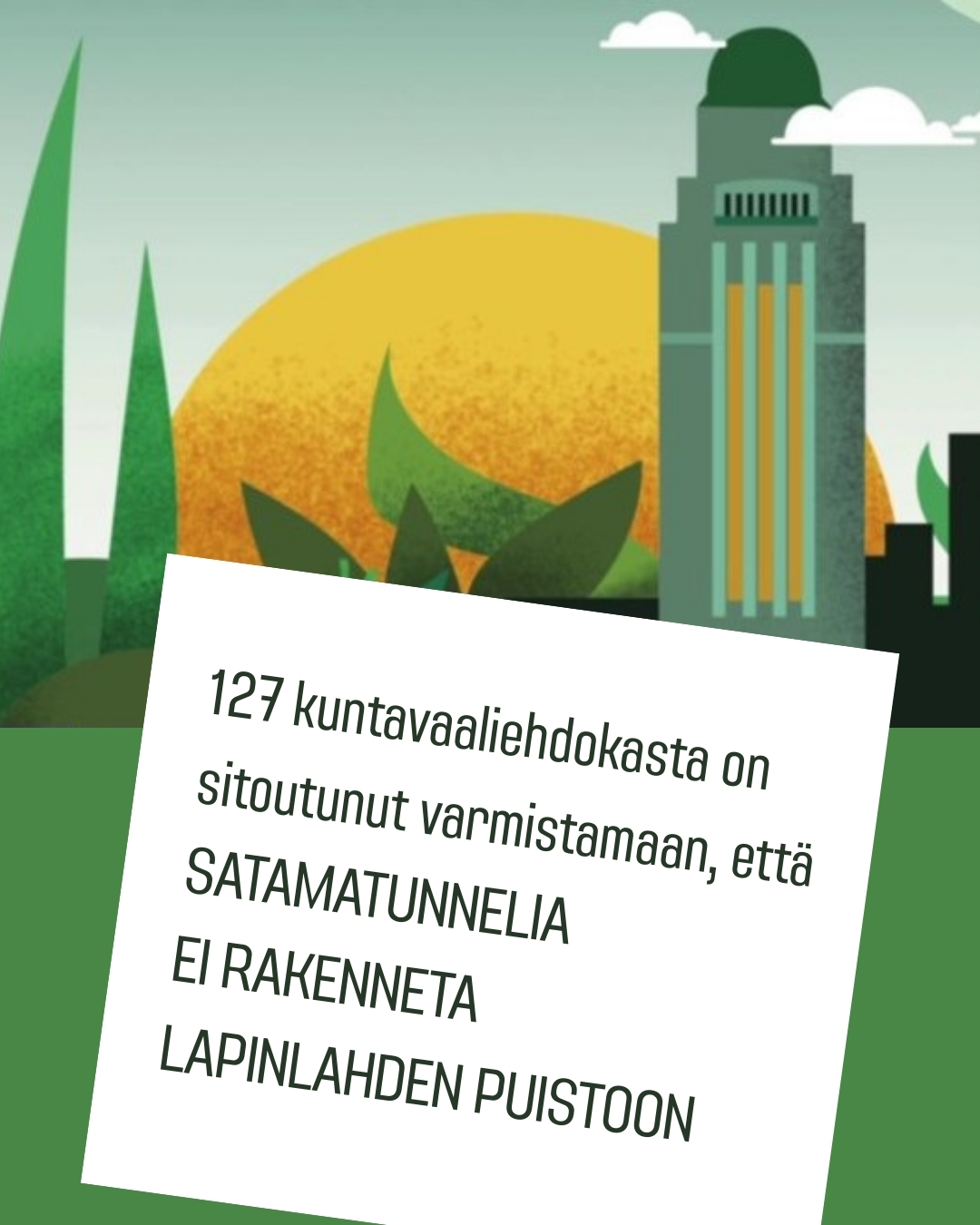 Lapinlahden puiston suojeleminen