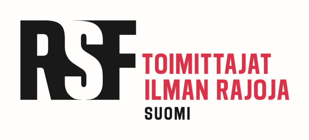 Toimittajat ilman rajoja – Suomi ry:n logo